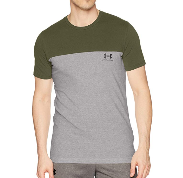 UA安德玛Sportstyle Colorblock男T恤，现仅售$11.76