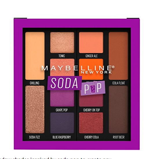 Maybelline New York Eyeshadow Palette Makeup, Soda Pop, 0.26 Ounce only $10.99