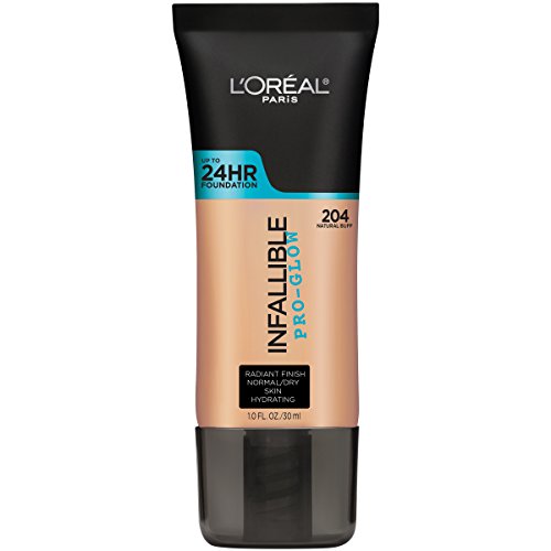 L'Oreal Paris Makeup Infallible Up to 24HR Pro-Glow Foundation, 204 Natural Buff, 1 fl. oz., Only $6.84, free shipping after using SS