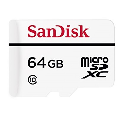 SanDisk High Endurance Video Monitoring Card with Adapter 64GB (SDSDQQ-064G-G46A), Only $14.99