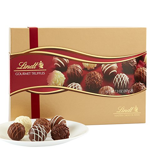 Lindt LINDOR Assorted Chocolate Gourmet Truffles, Gift Box, Kosher, 7.3 Ounce $9.59