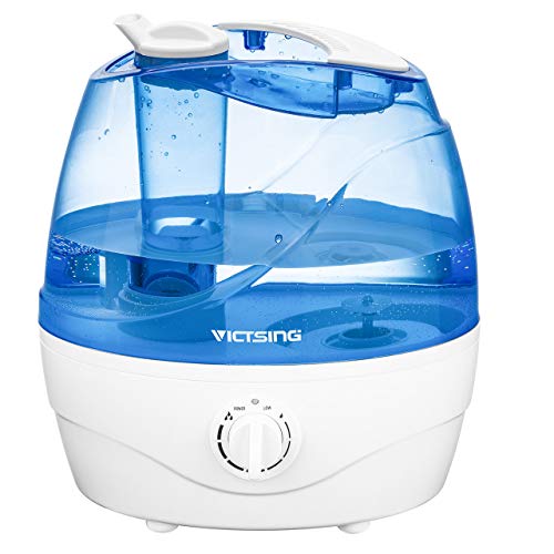 VicTsing Cool Mist Humidifier, Ultrasonic Humidifiers for Bedroom Baby, Premium Humidifying Unit with Whisper-Quiet Operation, e, 12-24 Hours  Only  $13.99 after clipping coupon