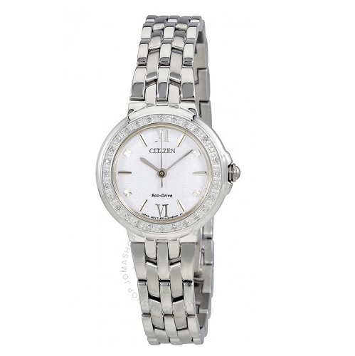 CITIZEN Diamond White Dial Ladies Watch Item No. EM0440-57A, only $170.99 after using coupon code, free shipping