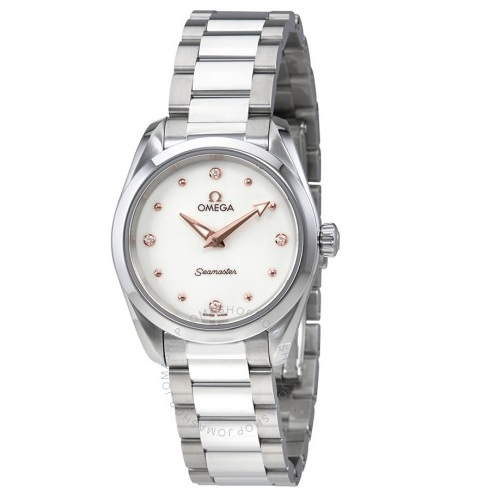 Jomashop：OMEGA 歐米茄 海馬系列 Aqua Terra 220.10.28.60.54.001 女士時裝腕錶，原價$2,800.00，現使用折扣碼后僅售$1895.00，免運費
