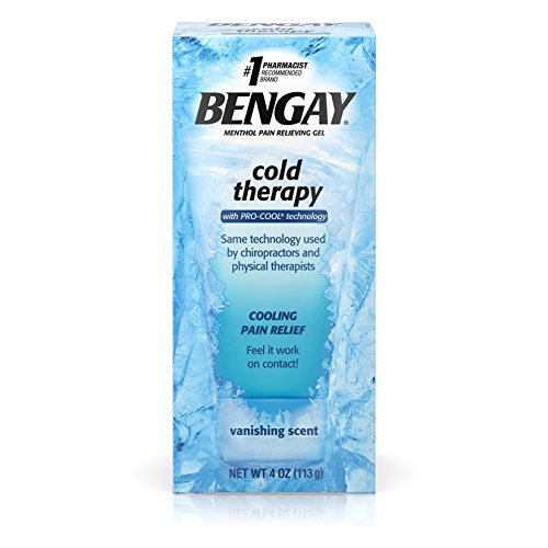 Bengay Cold Therapy Pain Relief Gel with Pro-Cool Technology, Cooling Pain Reliever for Muscle and Joint Pain, 4 oz, Only $7.40 after clipping coupon