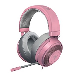 RAZER KRAKEN PRO V2: Lightweight Aluminum Headband - Retractable Mic - In-Line Remote - Gaming Headset Works with PC, PS4, Xbox One, Switch, & Mobile Devices - Quartz, Only $64.98, free shipping