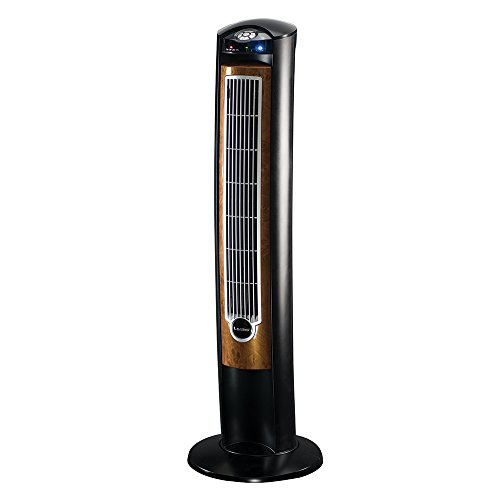 Lasko T42950 Wind Curve Tower Fan with Remote Control and Fresh Air Ionizer, Black Woodgrain, Only $43.17, free shipping