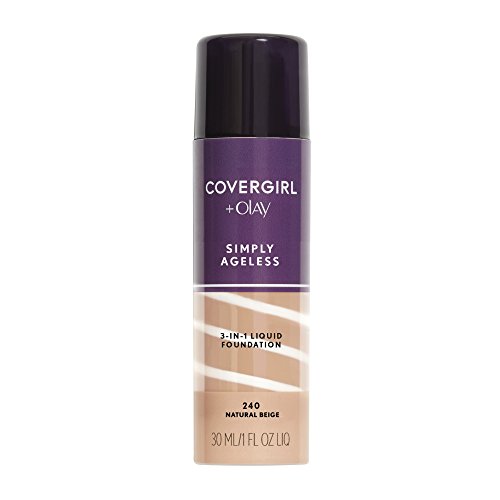 COVERGIRL Simply Ageless 3-in-1 Liquid Foundation, Natural Beige 240, 1 oz (Packaging May Vary), Only $5.34, free shipping after using SS
