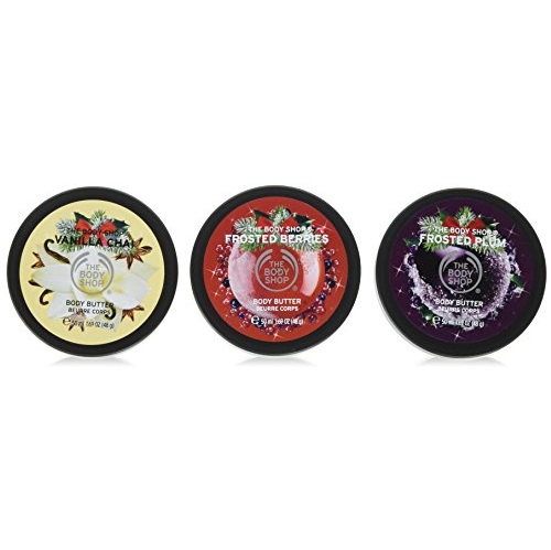 The Body Shop Limited Edition Seasonal Body Butters Trio Spinner Gift Set, 3pc Set of Travel Size Assorted Body Butters, Only $13.01