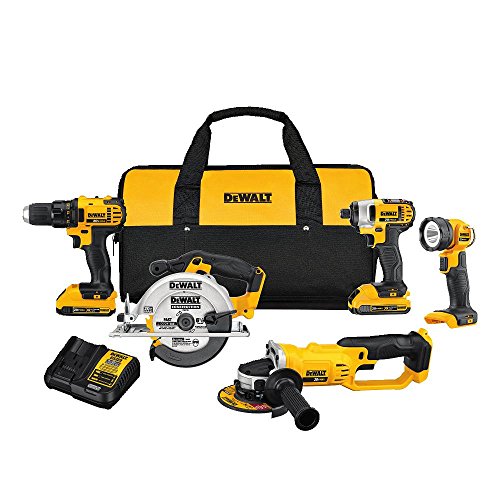 DEWALT DCK521D2 20V MAX Compact 5-Tool Combo Kit, Only $299.00, free shipping