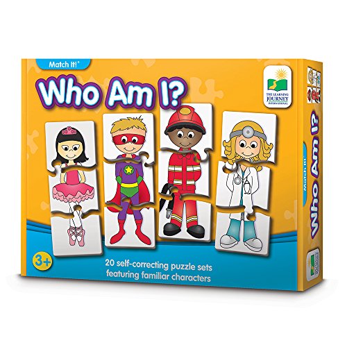 The Learning Journey Match It! - Who Am I? - Self-Correcting Matching Puzzle Set, Only $7.49
