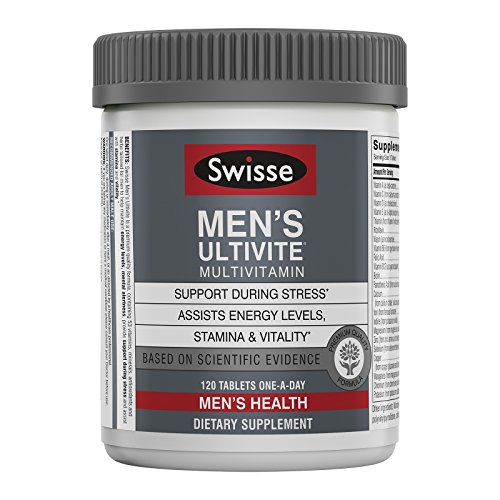 Swisse Men's Ultivite Tablets, Men's Daily Multivitamin, 120 Tablets, Premium Formula of Vitamins, Minerals, Antioxidants and Herbs for Men's Health, for Men 18 and Older*, Only $20.30