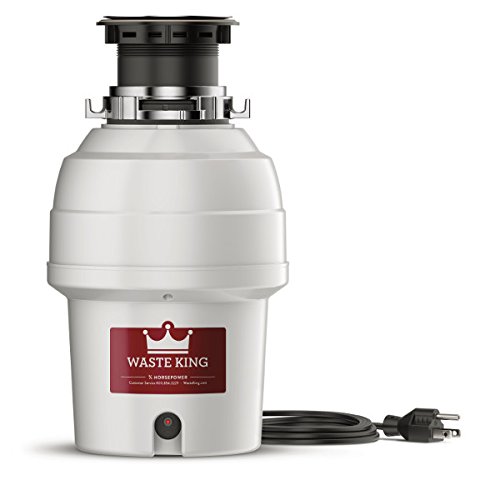 Waste King L-3200 Garbage Disposal with Power Cord, 3/4 HP, Only $88.98