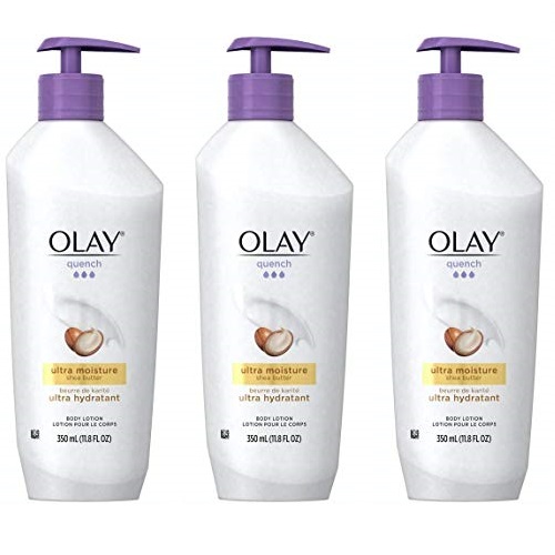 Body Lotion by Olay, Quench Ultra Moisture with Shea Butter, 11.8 fl oz (Pack of 3), Only $14.11after clipping coupon