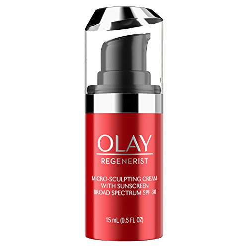Olay Regenerist Micro-Sculpting Cream Face Moisturizer with SPF 30, Trial Size 0.5 oz, Only $8.55