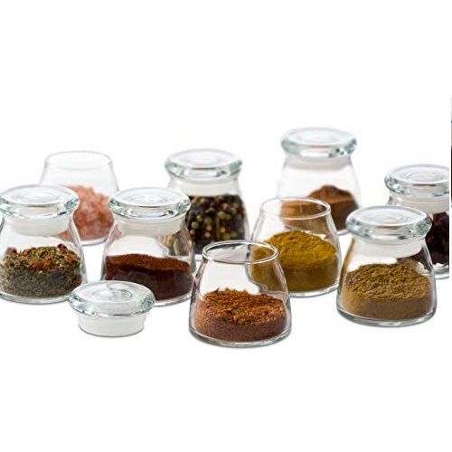 Libbey Vibe Mini Glass Spice Jars with Lids, Set of 12, Only $24.99