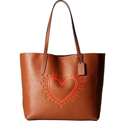 COACH Womens Keith Haring Hudson Leather Tote, Only $139.99,  free shipping