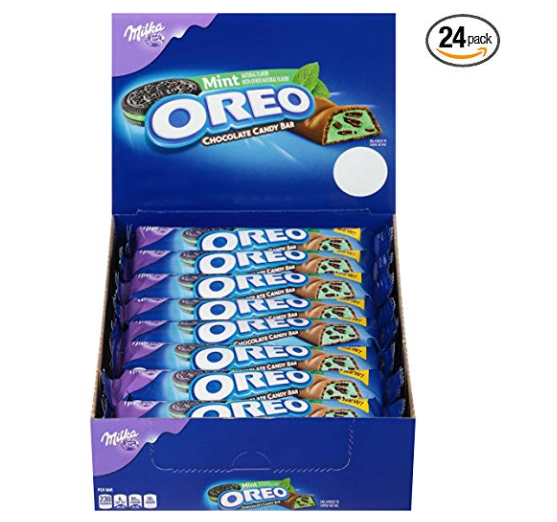 Oreo Mint Chocolate Candy Bar - 1.44 Ounce, 24 Count only $14.28