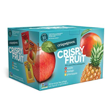 Crispy Green Freeze-Dried Fruits, Non-GMO, Gluten Free, No Sugar Added, Fruit, Tropical Variety Pack, (16 Count) (Packaging May Vary) only $13.79