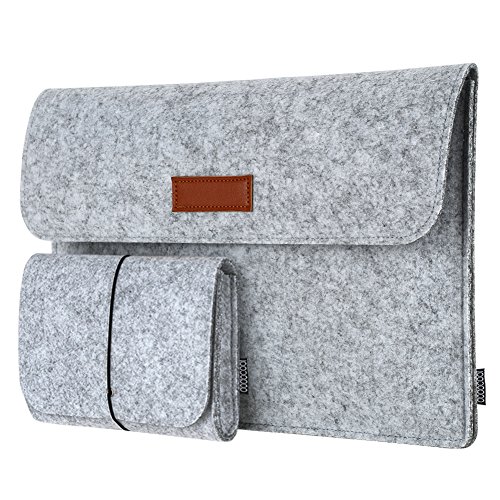 Laptop Sleeve, dodocool 13.3-Inch Felt Sleeve Case Protective Bag with Mouse Pouch for Macbook Pro/Air/Retina 13