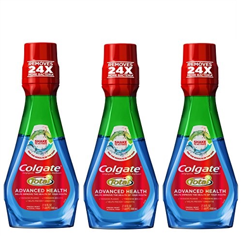Colgate Total Advanced Health Mouthwash, Fresh Mint - 800 mL (3 Pack), Only $13.40, free shipping after  using SS