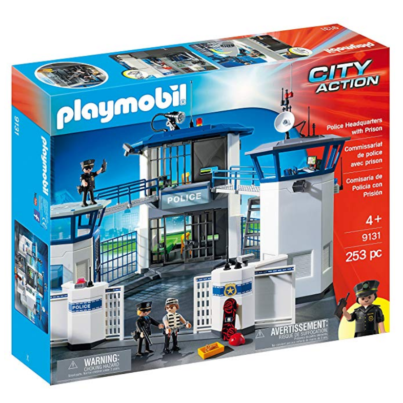 PLAYMOBIL® Police Headquarters with Prison $49.99，free shipping