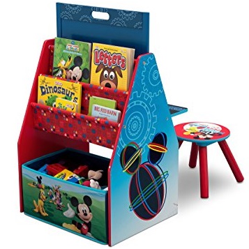 Delta Children Activity Center with Easel Desk, Stool, Toy Organizer, Disney Mickey Mouse, Only $31.99, free shipping