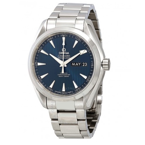 OMEGA Aqua Terra Co-Axial Annual Calendar Blue Dial Men's Watch Item No. 231.10.43.22.03.002, only $4,295.00 after  using coupon code, free shipping