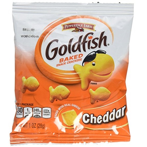 Pepperidge Farm Cheddar Goldfish Crackers, 45-1oz Pouches, Only $6.48, free shipping after using SS