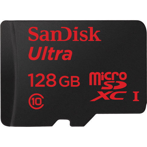 SanDisk 128GB microSDXC Memory Card Ultra Class 10 UHS-I with SD Adapter SDSQUNC-128G-AN6IA, only  $24.99