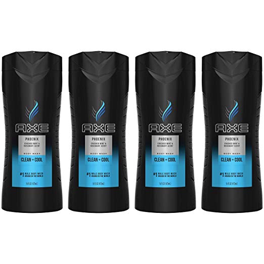 AXE Body Wash for Men, Phoenix, 16 oz, 4 Count , only $10.45, free shipping after clipping coupon and using SS