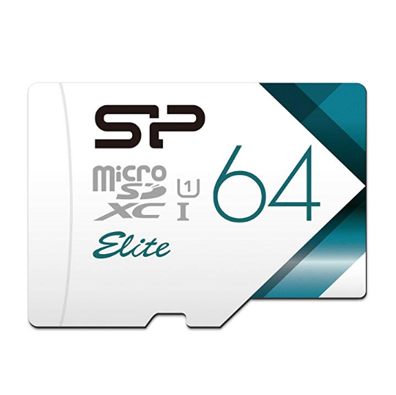 Silicon Power-64GB High Speed MicroSD Card with Adapter $9.99