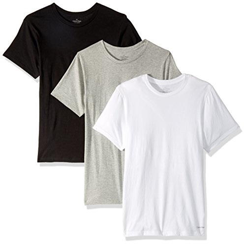 Calvin Klein Cotton Classics Crew Neck T-Shirt,  3 Pack, Only $20.99