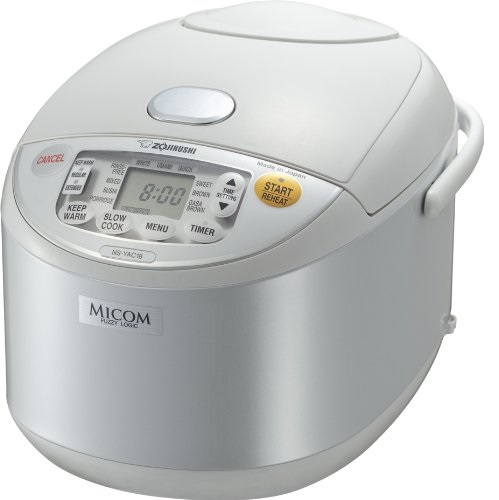 Zojirushi NS-YAC18 Umami Micom 10-Cup (Uncooked) Rice Cooker and Warmer, Pearl White, Only $206.63, free shipping
