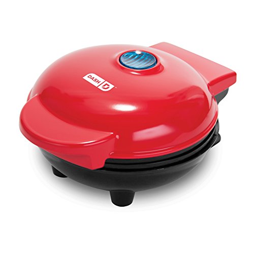 Dash Mini Maker: The Mini Waffle Maker Machine for Individual Waffles, Paninis, Hash browns, & other on the go Breakfast, Lunch, or Snacks - Red, Only $9.99