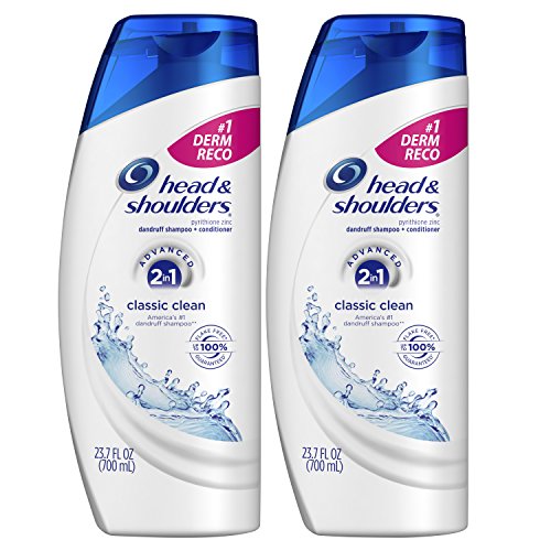 Head and Shoulders Classic Clean 2 in 1 Anti Dandruff Shampoo and Conditioner, 23.7 Fl Oz (Pack of 2), Only $8.59, free shipping after using SS