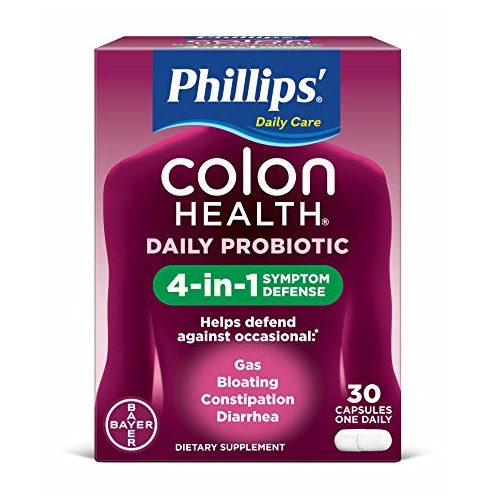 Phillips' 德国拜尔药业Colon Health 活性益生菌胶囊，30粒，原价$16.99，现仅售$12.10，免运费