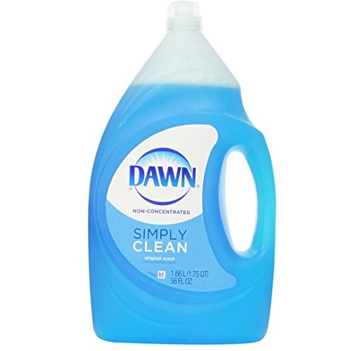 Dawn 795186567552 Dishwashing Liquid Original Scent Simply Clean (Non-Ultra Version) 56oz, Only $3.74, You Save $4.36(54%)