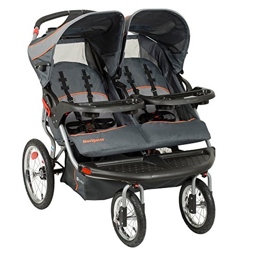 史低價！Baby Trend Navigator 雙人嬰兒推車，原價$219.99，現點擊coupon后僅售$155.80，免運費。兩色價格相近！