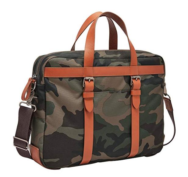 Fossil Men's Haskell Ew Utility Brief Briefcase, Multi, One Size only $57.65