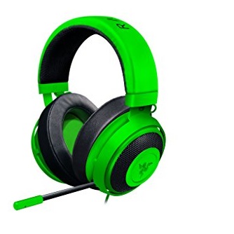 Razer Kraken Pro V2: Lightweight Aluminum Headband - Retractable Mic - In-Line Remote - Gaming Headset Works with PC, PS4, Xbox One, Switch, & Mobile Devices - Green, Only $59.99, free shipping