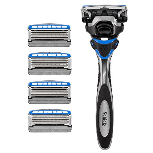 Schick Hydro Sense Hydrate Razors for Men With Shock Absorbent Technology, 1 Razor Handle and 5 Razor Blades Refills, Only $19.19