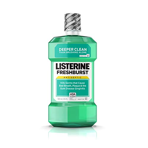 Listerine Freshburst Antiseptic Mouthwash with Germ-Killing Oral Care Formula to Fight Bad Breath, Plaque and Gingivitis, 500 mL, Only $3.68with S&S