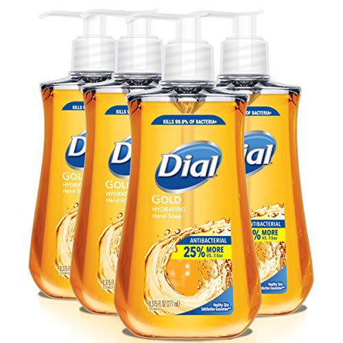 Dial Antibacterial Liquid Hand Soap, Gold, 9.375 Ounce (Count of 4), Only $3.43