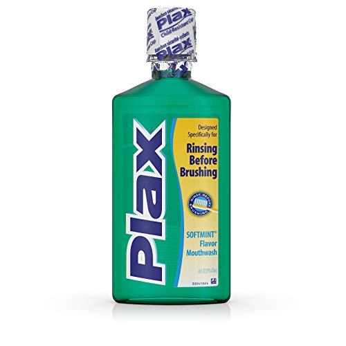 史低價！Plax Advanced 溫和清潔漱口水，薄荷口味，16 oz，現僅售$3.99