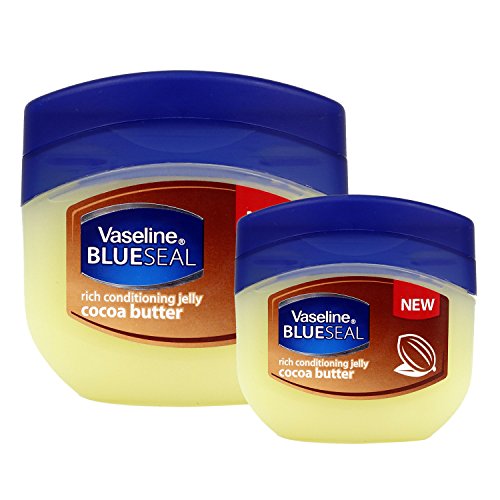(2 PACK) VASELINE BlueSeal Gentle Petroleum Jelly (Cocoa Butter), Lip therapy Portable Small Vaseline 3.38oz, Only $3.73