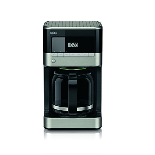 Braun KF6050BK Brewsense Drip Coffee Maker, 12-Cup (Black), Only $63.96, free shipping