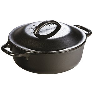 Lodge 2 Quart Cast Iron Dutch Oven. Pre-seasoned Pot with Lid for Cooking, Basting, or Baking $18.59