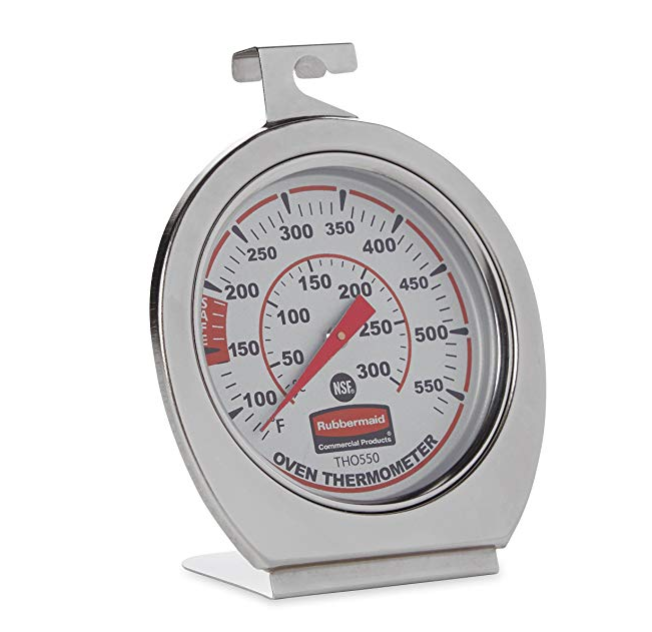 Rubbermaid Commercial Products Stainless Steel Oven Monitoring Thermometer only $5.30