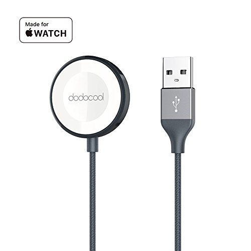 Apple Watch Charger Cable [MFi Certified] dodocool Nylon Braided Scratch Resistant 38mm/42mm Apple Watch Series 3/2/1 (3.3ft) only $17.59 with coupon